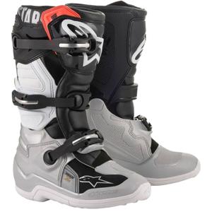 Alpinestars TECH 7 S dječje motokros čizme crno-srebrno-bijelo-zlatne