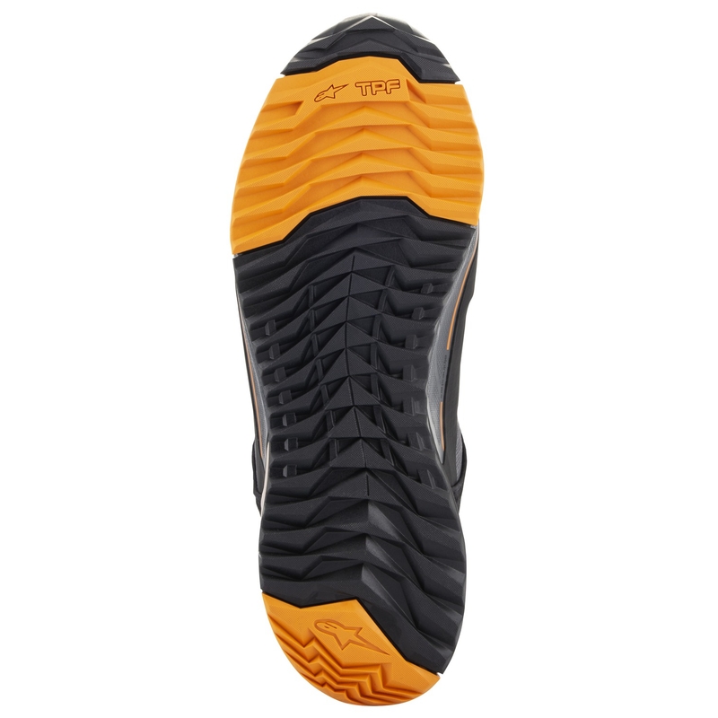 Alpinestars CR-X Drystar motociklističke čizme crno-smeđe-narančaste