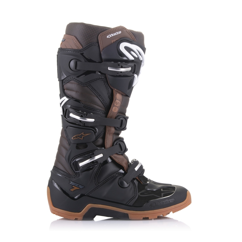 Alpinestars Tech 7 Enduro motociklističke čizme crno-tamnosmeđe