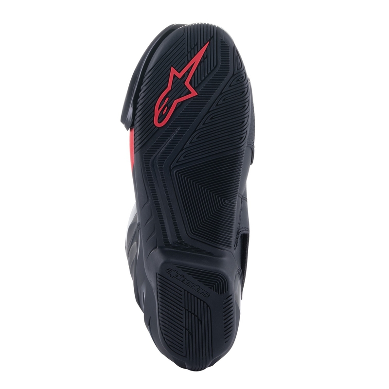 Alpinestars S-MX 6 motociklističke čizme crno-bijelo-sivo-crvene