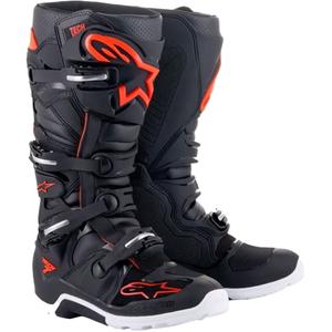 Motociklističke čizme Motociklističke čizme Alpinestars Tech 7 Enduro crno-crvene fluo-bijeleTech 7 Enduro crno-crvene fluo-bijele
