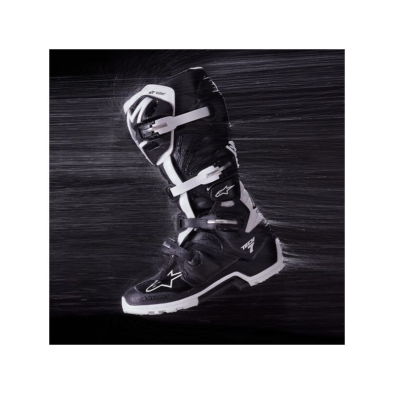 Alpinestars Tech 7 Enduro Drystar motociklističke čizme crno-bijele