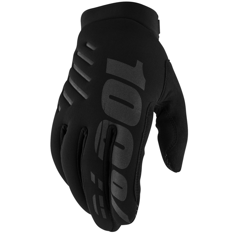Motokros rukavice 100% - USA BRISKER crne