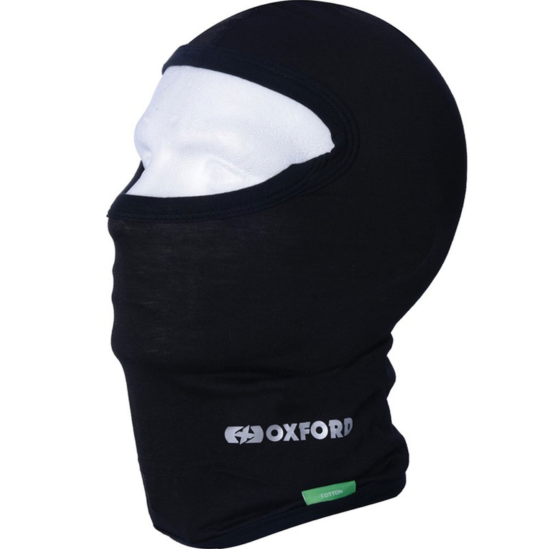 Motociklistička kapuljača Oxford Balaclava pamuk crna