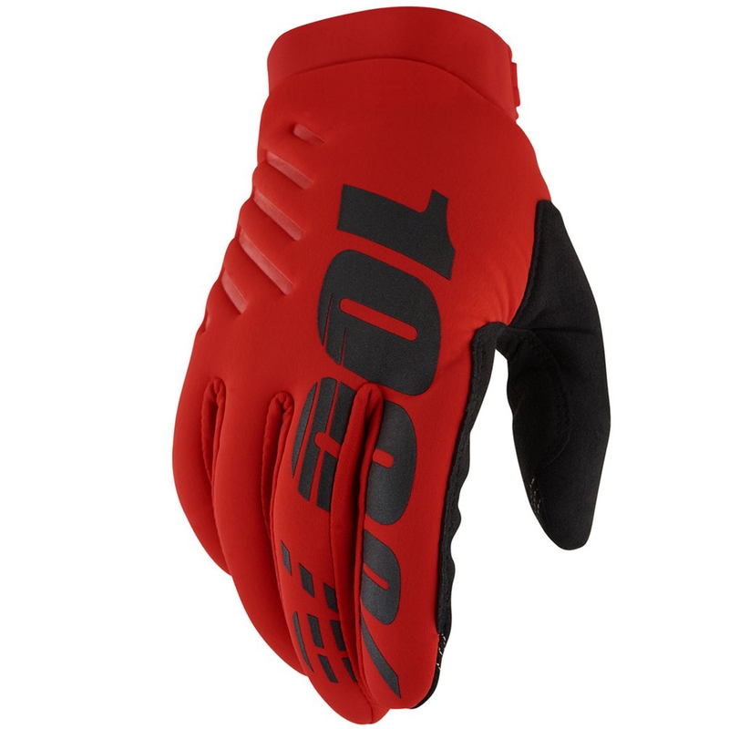 Motokros rukavice 100% - USA BRISKER crvene II