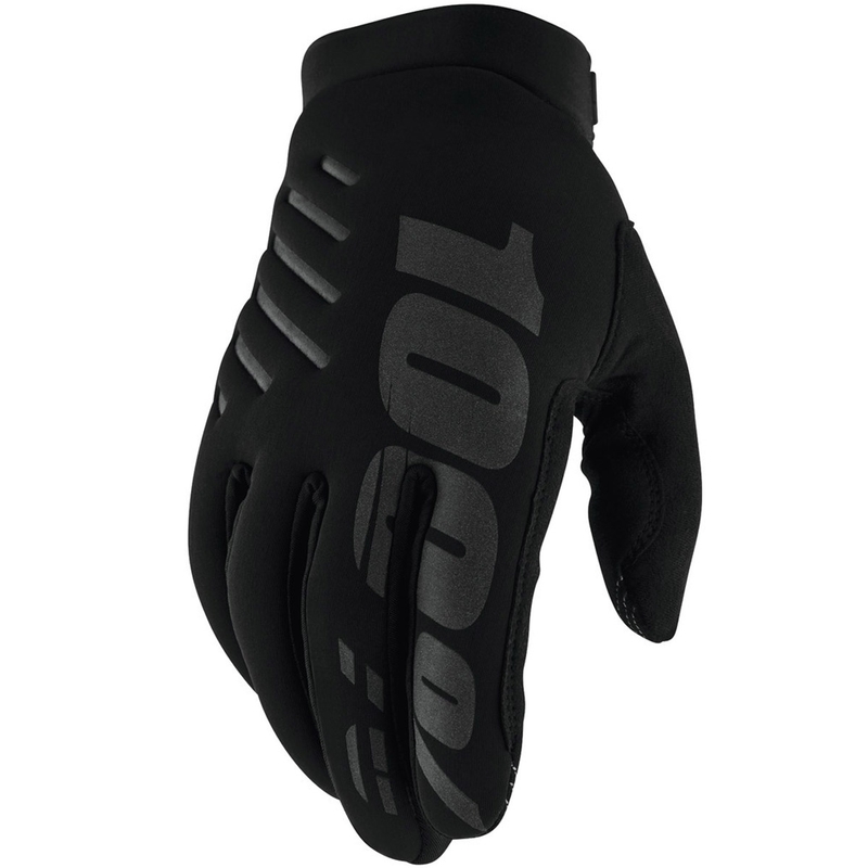 Ženske motokros rukavice 100% - USA BRISKER crne
