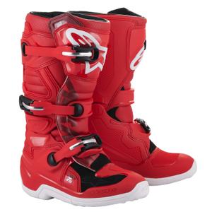 Alpinestars Tech 7 S dječje motociklističke čizme crvene boje