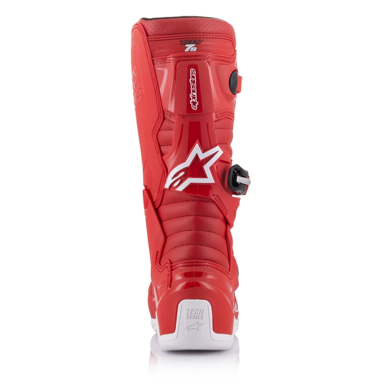 Alpinestars Tech 7 S dječje motociklističke čizme crvene boje
