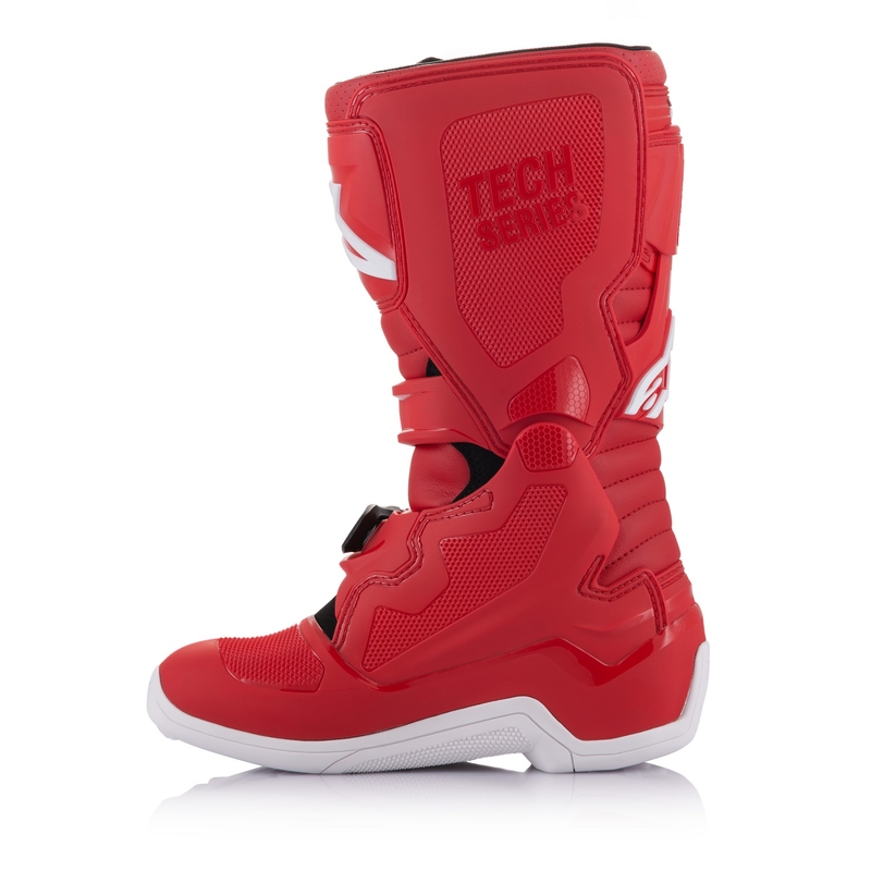 Alpinestars Tech 7 S dječje motociklističke čizme crvene boje