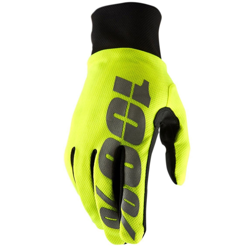 Motokros rukavice 100% HYDROMATIC neonsko žute