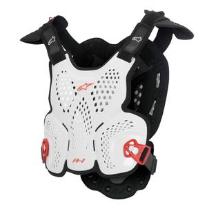 Alpinestars A-1 Roost Guard CE2 štitnik za tijelo bijelo-crno-crveni