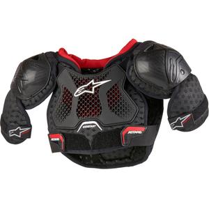 Alpinestars Bionic Kickstart dječji štitnik za tijelo crno-crveni