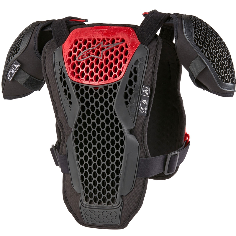 Alpinestars Bionic Action Youth štitnik za prsa crno-crveni