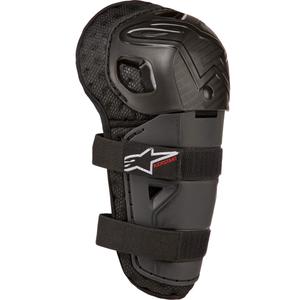 Alpinestars Bionic Kickstart dječji štitnici za koljena crno-crveni
