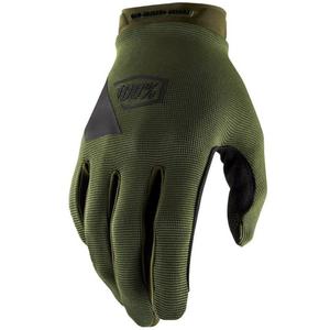 Motokros rukavice 100% RIDECAMP zelene