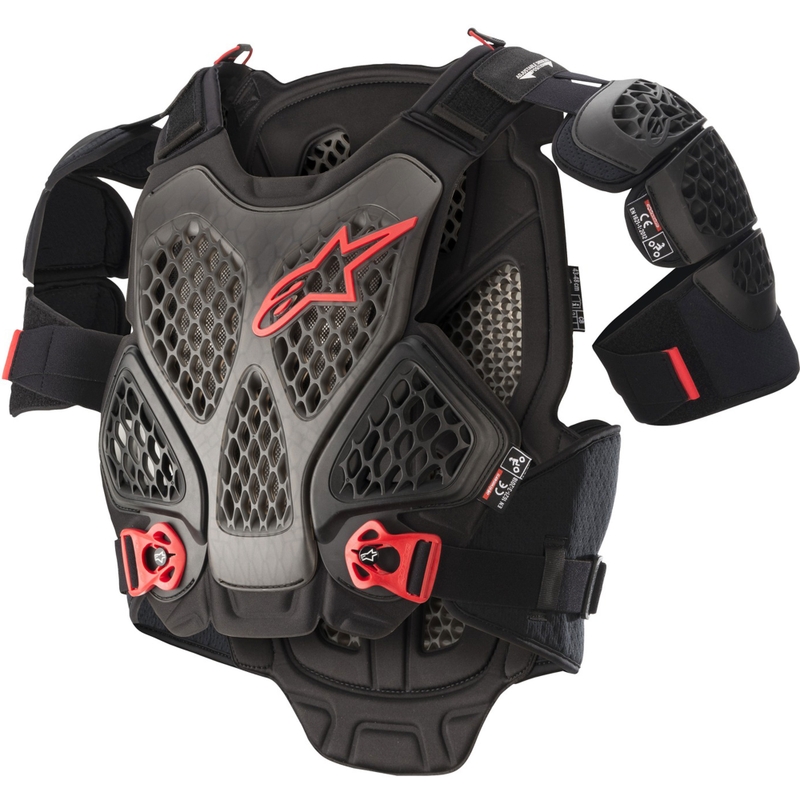 Alpinestars A-6 štitnik za tijelo crno-antracit-crvena