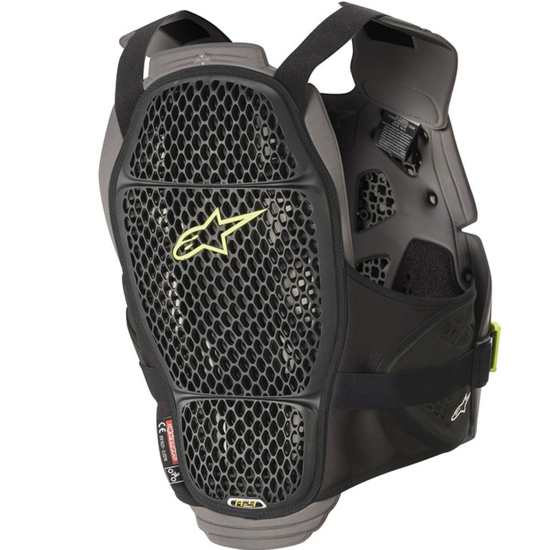 Alpinestars A-4 MAX štitnik za prsa crno-antracit-fluo žuto