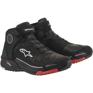 Alpinestars CR-X Drystar motociklističke čizme crno-maskirno-crvene