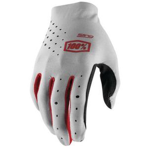 Motokros rukavice 100% SLING sive