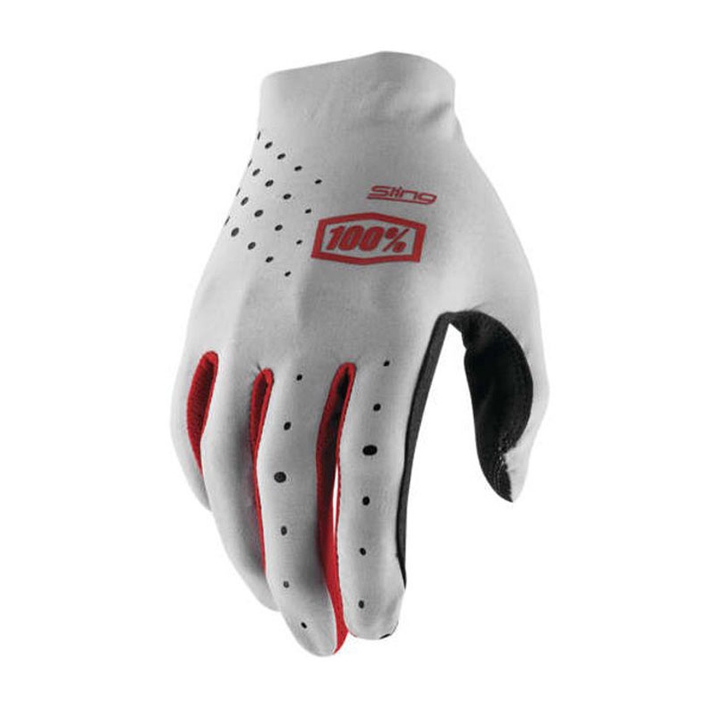 Motokros rukavice 100% SLING sive