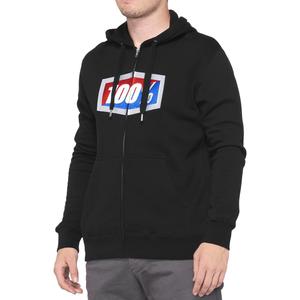 Majica 100% - USA OFFICIAL crna
