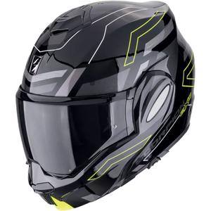 Motoristička kaciga na preklop Scorpion EXO-TECH EVO CONQUER crno-fluo žuta