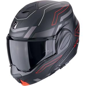 Motoristička kaciga na preklop Scorpion EXO-TECH EVO CONQUER mat crno-crvena
