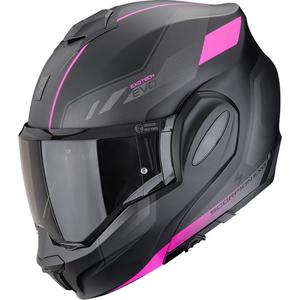 Scorpion EXO-TECH EVO Socius preklopna motociklistička kaciga mat crno-roza