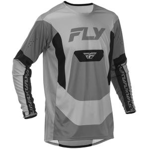 Motokros dres FLY Racing Lite sivo-crni