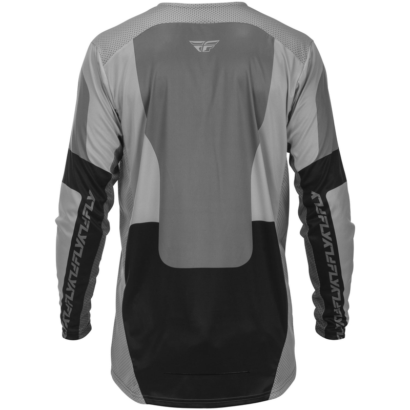 Motokros dres FLY Racing Lite sivo-crni