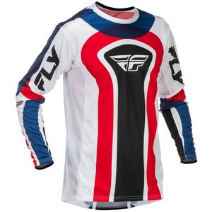 FLY Racing Lite USA motokros dres crveno-bijelo-plavi