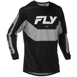 FLY Racing Kinetic USA motokros dres crno-sivi