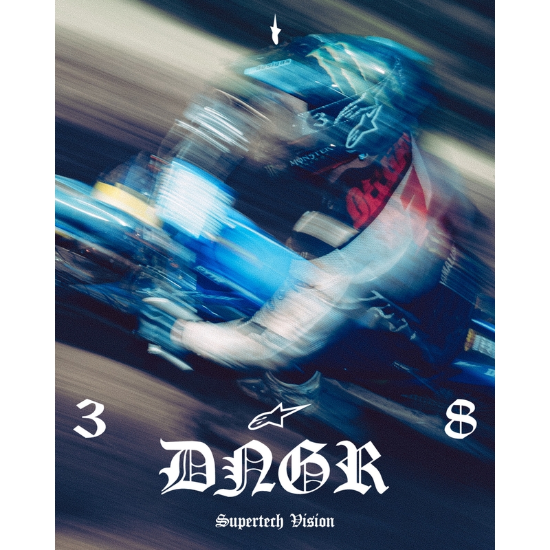 Alpinestars Supertech Vision DNGR38 XXV motokros naočale crno-srebrne s ogledalom od srebrnog pleksiglasa