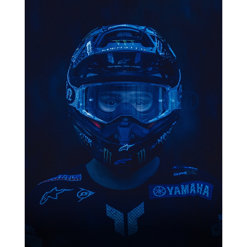 Alpinestars Supertech Vision DNGR38 XXV motokros naočale crno-srebrne s ogledalom od srebrnog pleksiglasa