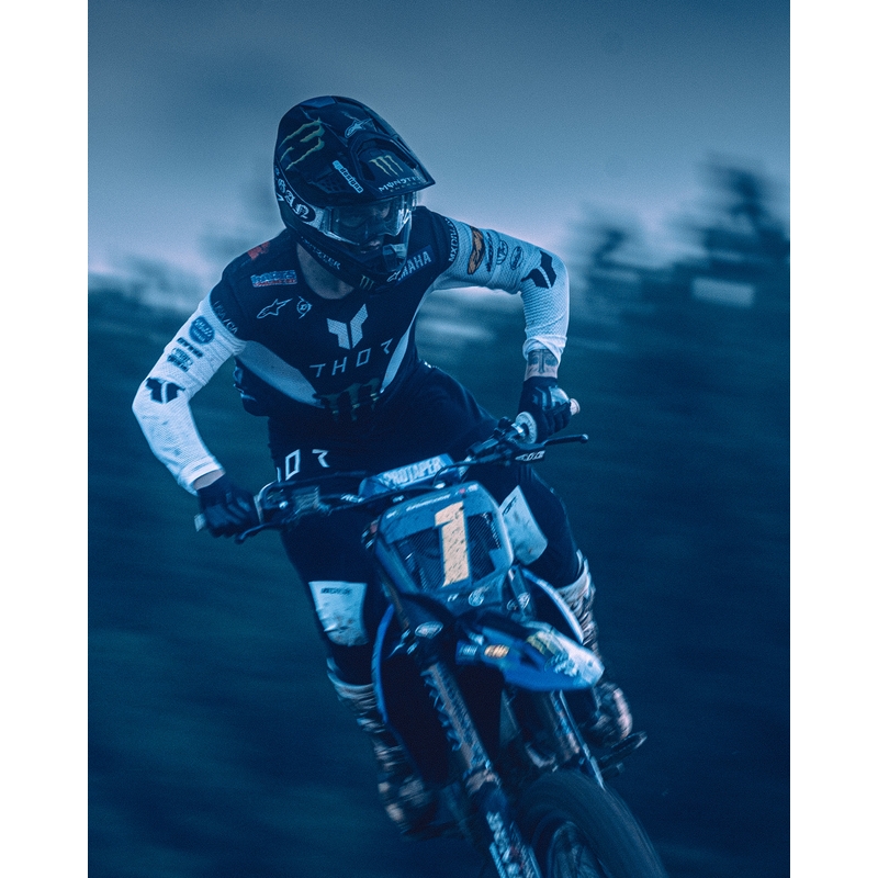 Alpinestars Supertech Vision DNGR38 XXV motokros naočale crno-srebrne s ogledalom od srebrnog pleksiglasa