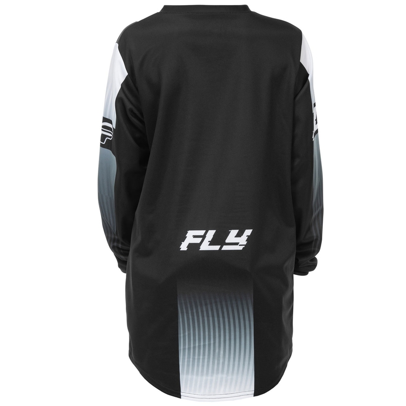 Dječji motokros dres FLY Racing F-16 crno-bijeli