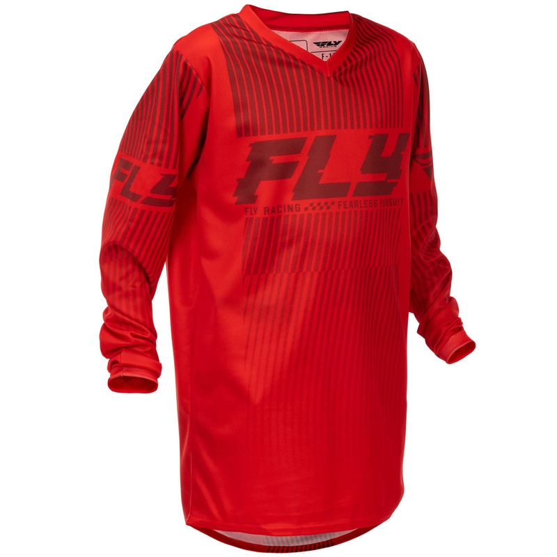 Dětský motokrosový dres FLY Racing F-16 červený