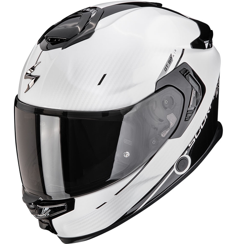 Scorpion EXO-GT SP Air Asphalt kaciga za motocikle s punim licem, biserno bijela-crna