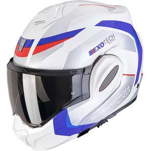 Scorpion EXO-TECH EVO PRO Accuti preklopna motociklistička kaciga bijelo-plavo-crvena
