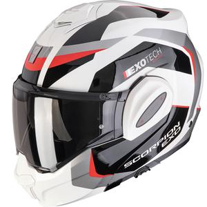 Scorpion EXO-TECH EVO PRO Accuti preklopna motociklistička kaciga sivo-crno-crvena