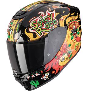 Scorpion EXO-JNR Air Yucatan dječja motociklistička kaciga crno-žuto-crvena
