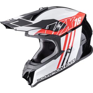 Scorpion VX-16 EVO Air Lignes motokros kaciga crno-crvena