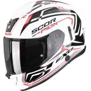 Scorpion EXO-530 Air Slope kaciga za motocikle s punim licem, bijelo-crno-crvena