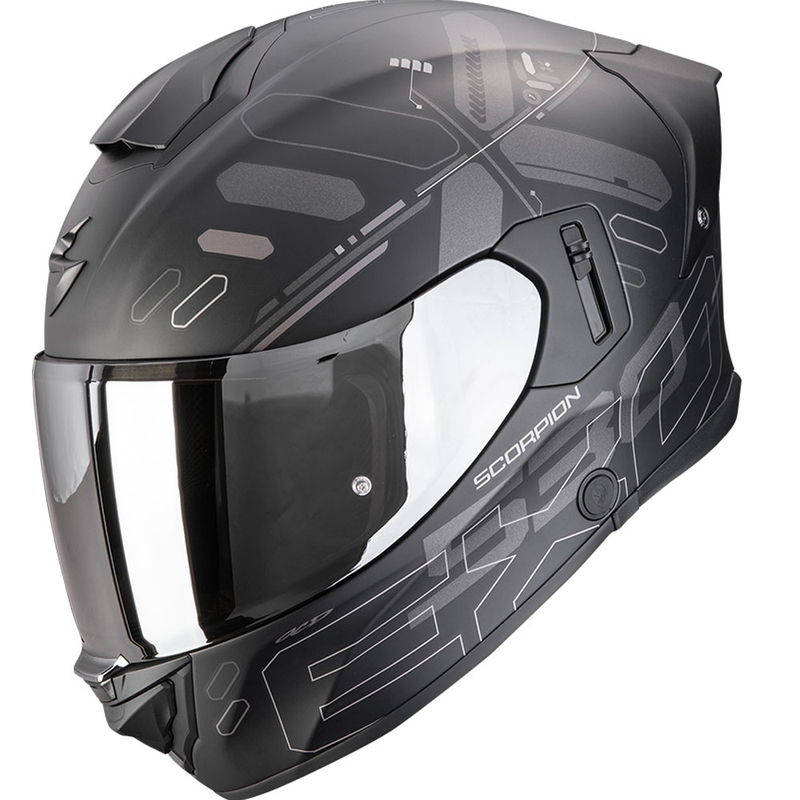 Scorpion EXO-530 Air Fond integralna motociklistička kaciga crno-srebrna