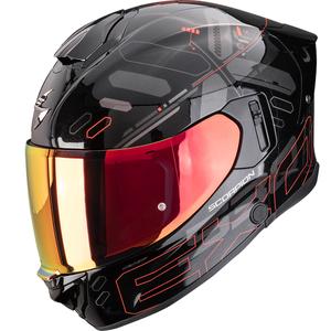 Scorpion EXO-530 Air Fond full face motociklistička kaciga, metalik crno-crvena