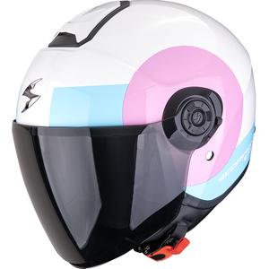 Scorpion EXO-CITY II prozirna otvorena motociklistička kaciga bijela-roza-svijetloplava