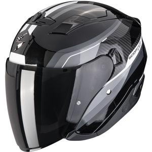 Scorpion EXO-230 Hipe otvorena motociklistička kaciga crno-srebrna