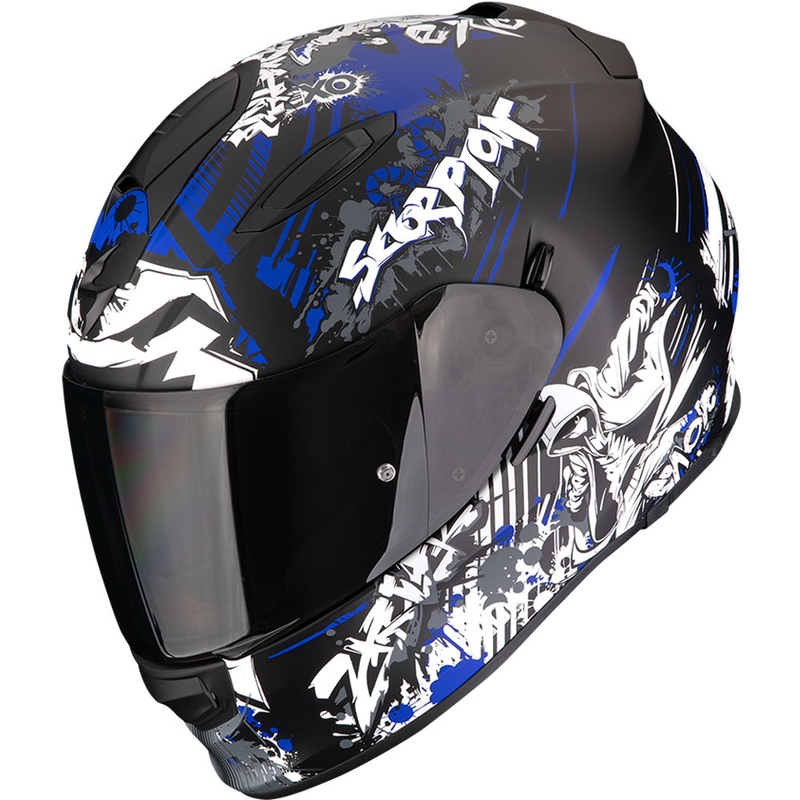 Scorpion EXO-491 Spector integralna motociklistička kaciga mat crno-plava
