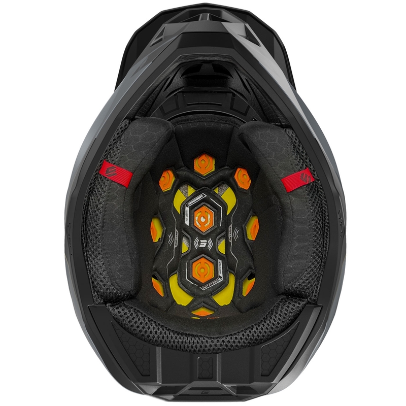 Motokros kaciga Shot Lite S10 mat crno-siva