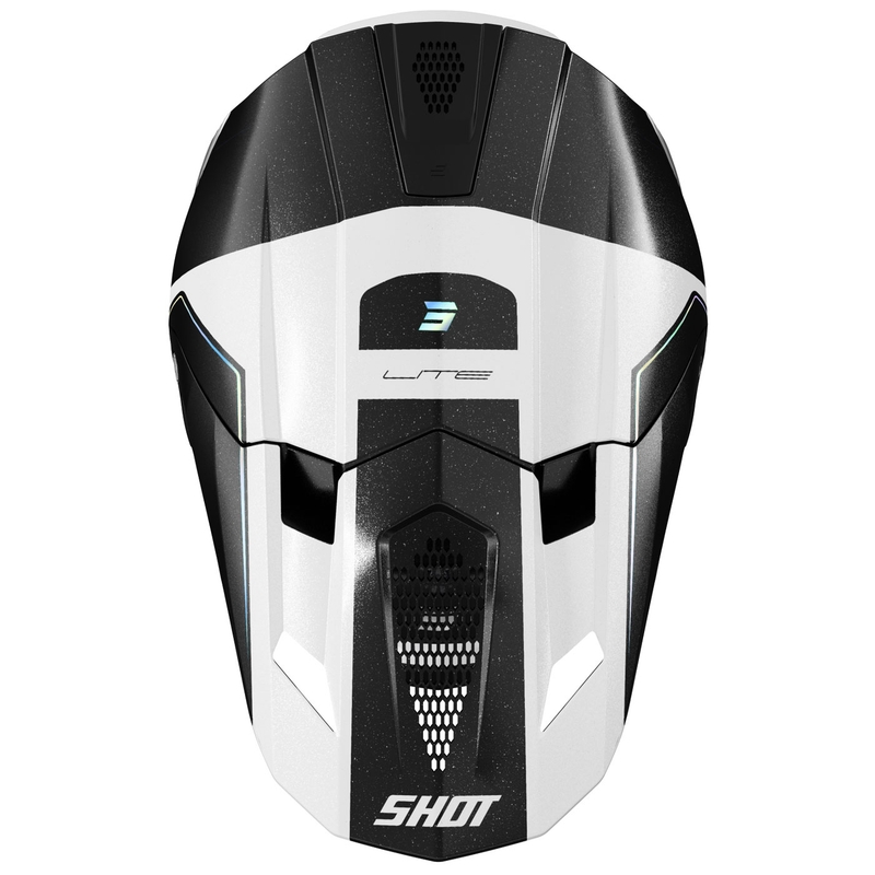 Motokros kaciga Shot Lite S10 holografski biser